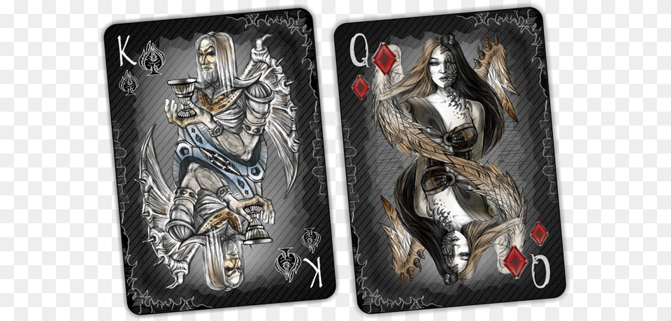 Evil Playing Cards, Adult, Female, Person, Woman Free Png