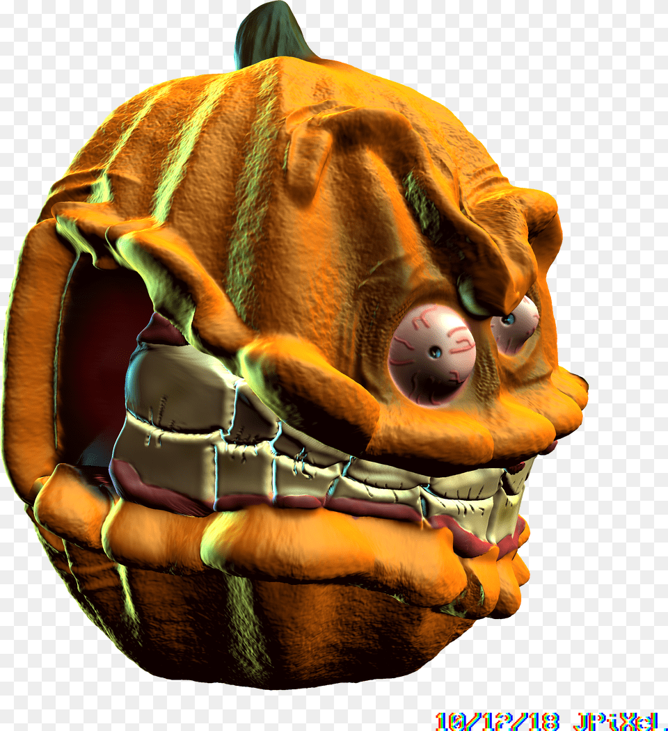 Evil Pumpkin Of Doom Fish Free Png