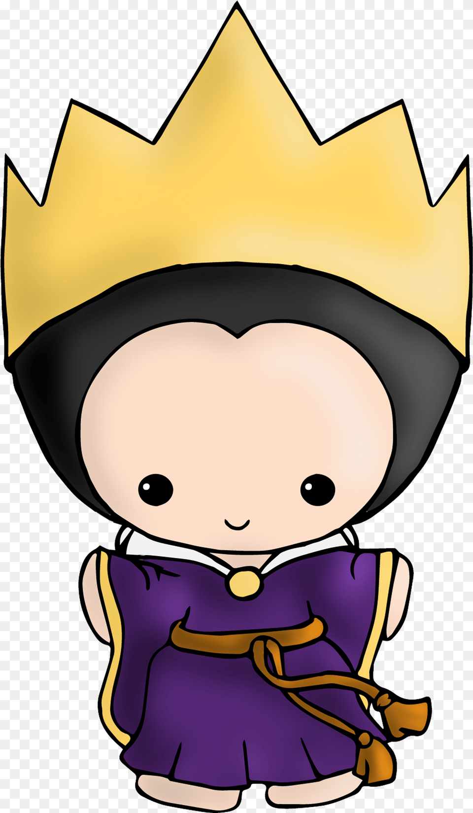 Evil Queen Available Queen Cartoon Chibi, Clothing, Hat, People, Person Png Image