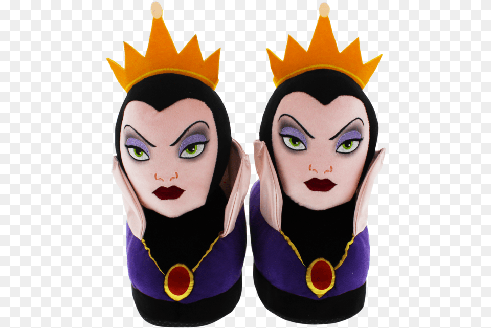 Evil Queen Slippers U2013 Happy Feet Cartoon, Doll, Face, Head, Person Png Image