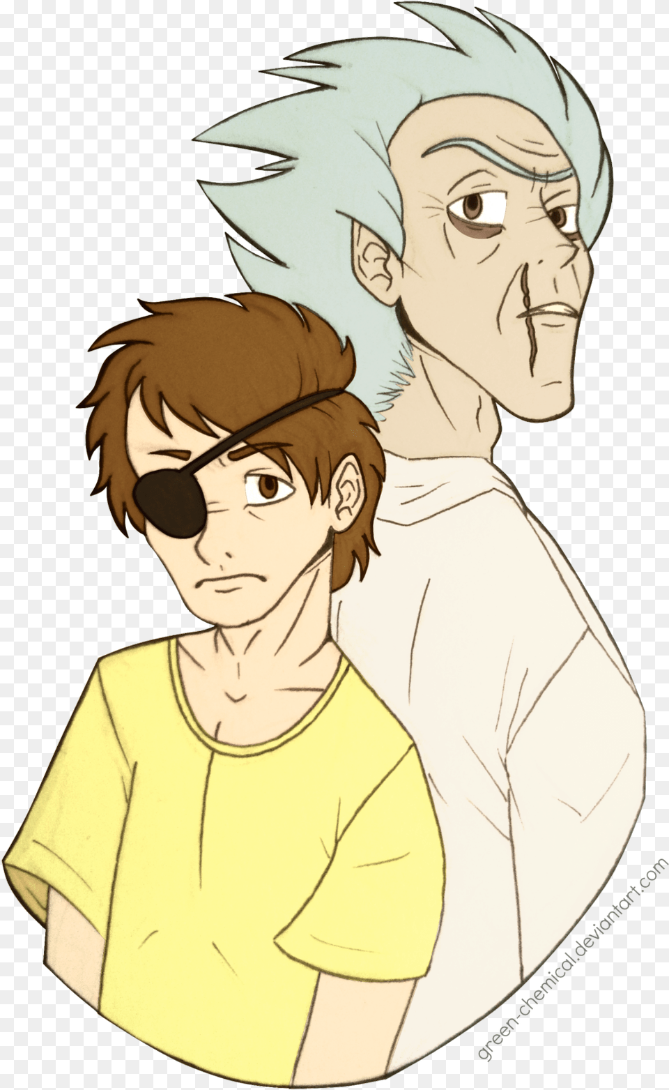 Evil Rick And Morty Because Why Not Rick Sanchez, Book, Comics, Publication, Person Png Image