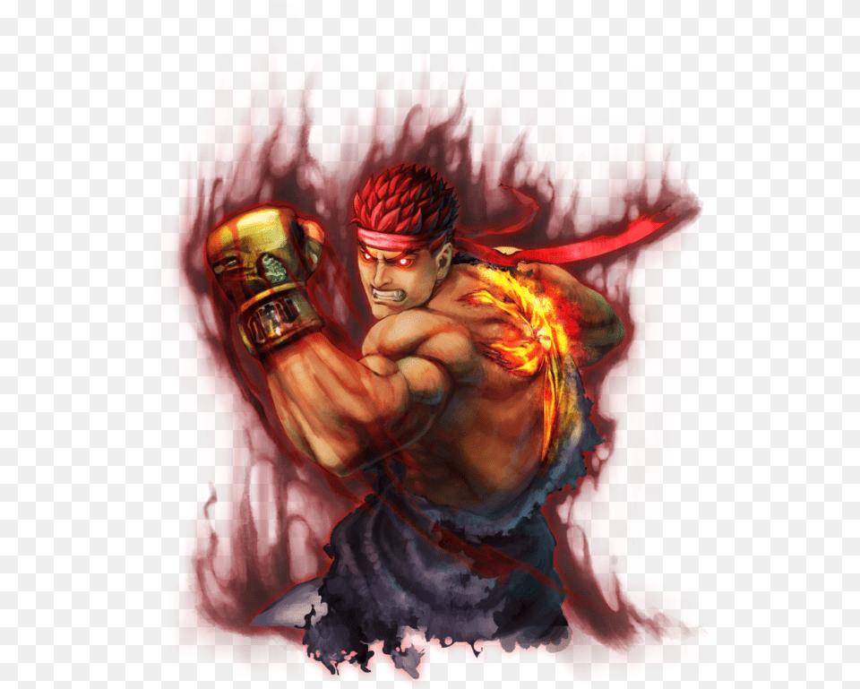 Evil Ryu Evil Ryu Sf Iv, Adult, Male, Man, Person Png Image