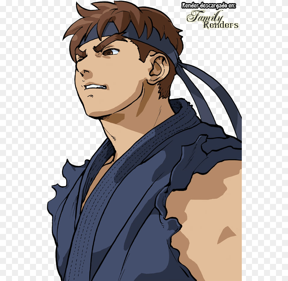 Evil Ryu Street Fighter Alpha, Adult, Book, Comics, Male Free Transparent Png