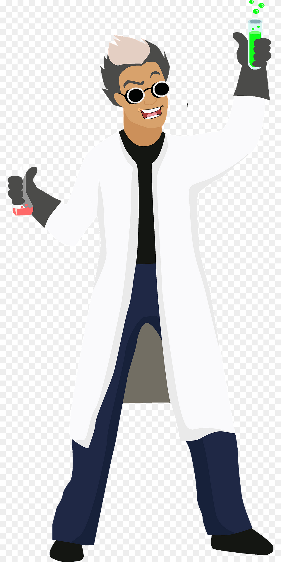 Evil Scientist Clipart, Accessories, Lab Coat, Coat, Clothing Png Image