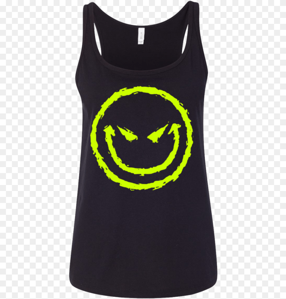 Evil Smiley Face Menwomen Tank Ladies Tank Black S Evil Cover Photos For Facebook, Clothing, Tank Top Png Image