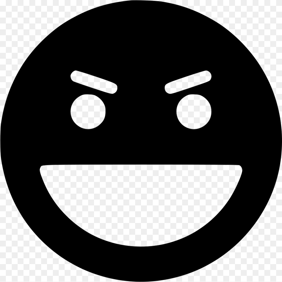Evil Transparent Smiley Face Silhouette, Stencil, Astronomy, Moon, Nature Free Png