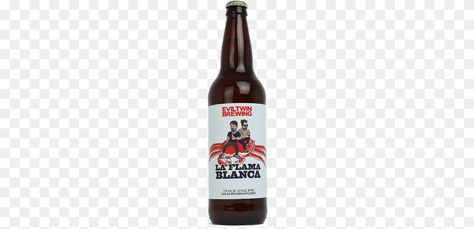 Evil Twin La Flama Blanca Keto Kerri, Alcohol, Beer, Beer Bottle, Beverage Png