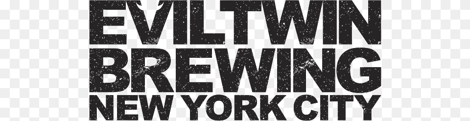 Evil Twin New York Evil Twin Brewing Logo, Text, Outdoors, Nature, Night Free Transparent Png