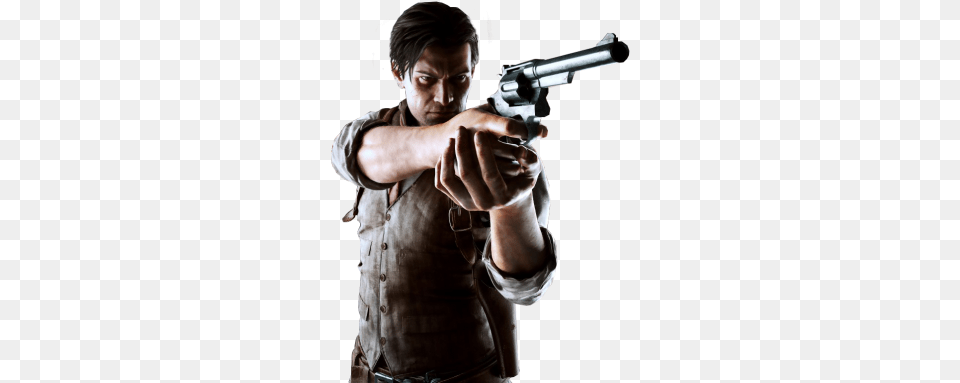 Evil Within Sebastian, Firearm, Gun, Handgun, Weapon Free Png Download