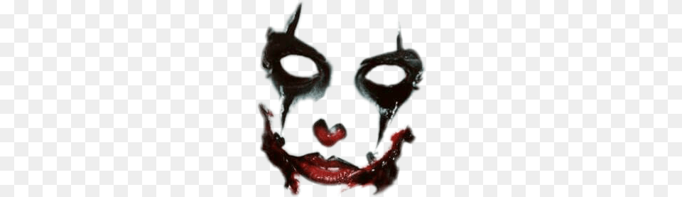 Evilclown Joker Makeup Sticker, Baby, Person, Mask, Head Free Png Download