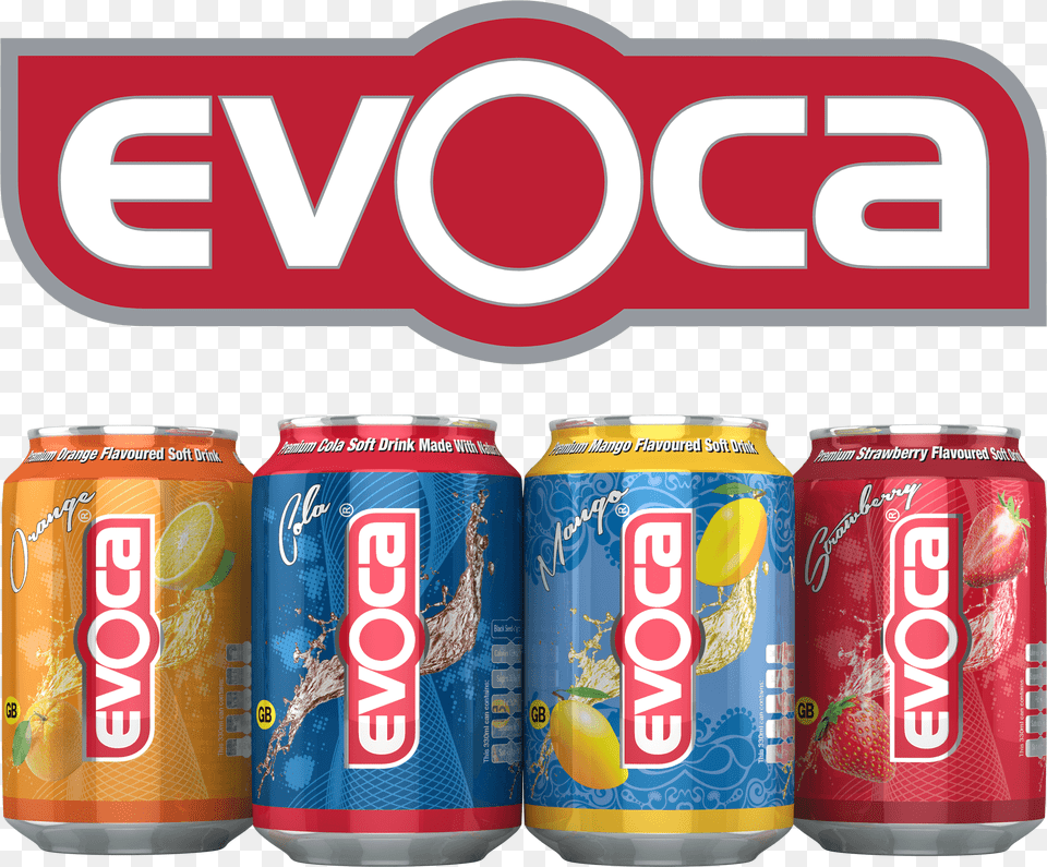 Evoca Logo Cans Coca Cola, Can, Tin, Beverage, Soda Free Transparent Png