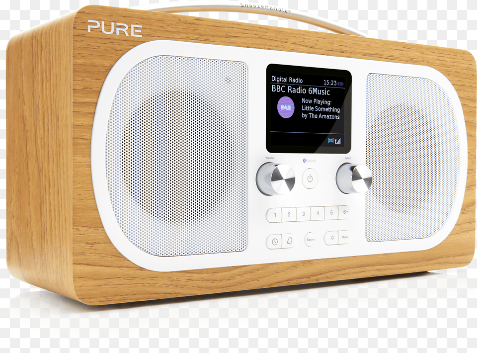 Evoke H6 Dynamic Pure Evoke H6 Dabdabfm Stereo Bluetooth Radio Oak Png Image