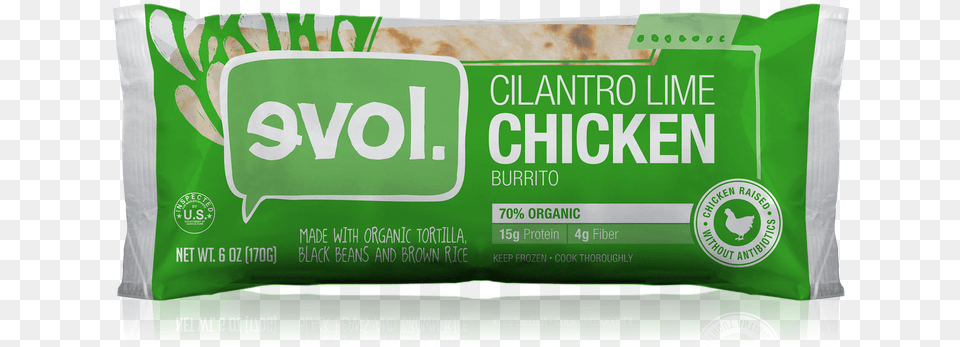 Evol Chicken Burrito, Bread, Food, First Aid Free Transparent Png
