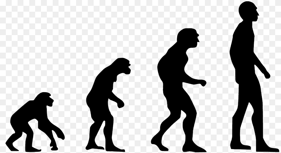 Evolution And The Atonement Of Jesus Christ Human Evolution Background, Silhouette, Person, Adult, Male Free Transparent Png