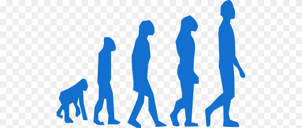 Evolution Of Man Clip Art, Walking, Silhouette, Person, Male Free Png