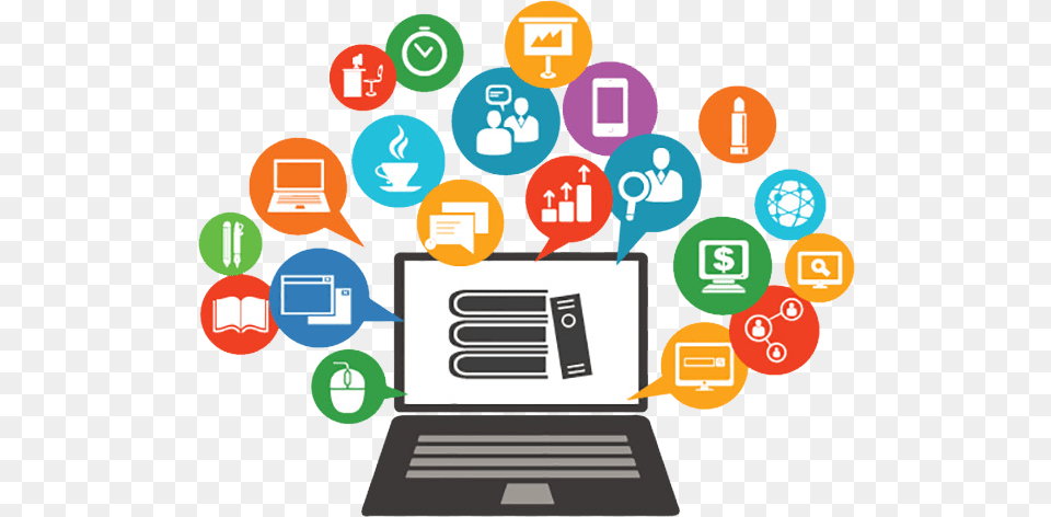 Evolution Of Traditional To New Media, Computer, Electronics, Pc, Laptop Free Png Download