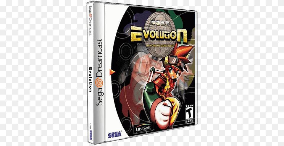 Evolution Sega Dreamcast Game Cd, Book, Comics, Publication, Disk Png Image