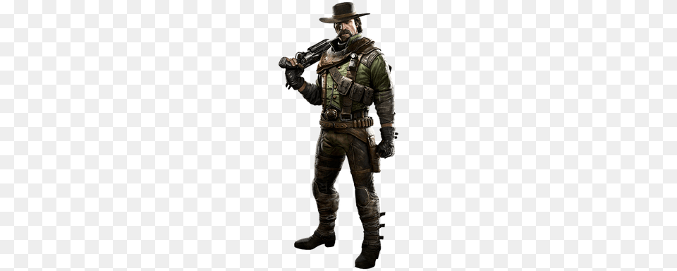 Evolve Trapper Abe Evolve Stage 2 Abe, Weapon, Person, People, Firearm Free Png Download