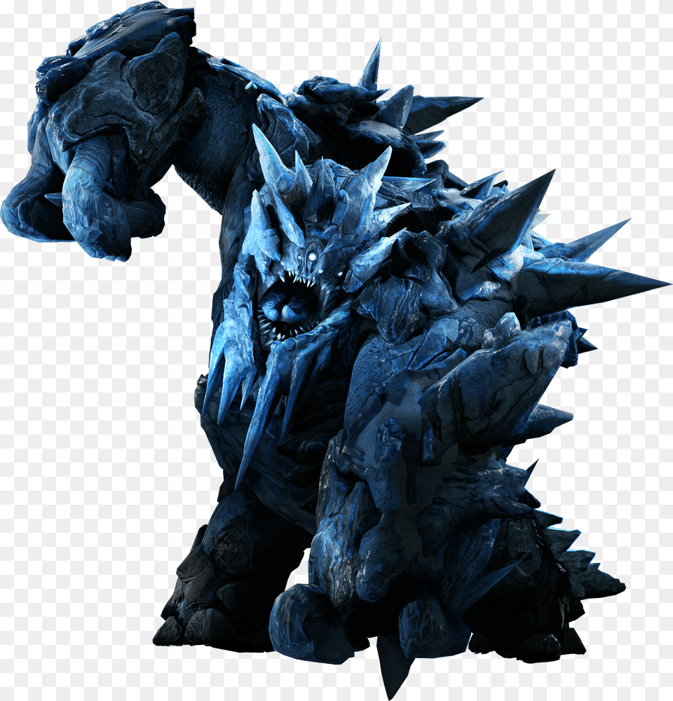 Evolve Wiki Evolve Stage 2 Glacial Behemoth, Accessories, Art, Ornament, Sculpture Free Png Download