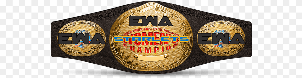 Ewa Starlets Championship Belt Professional Wrestling, Accessories, Buckle, Logo Free Png Download