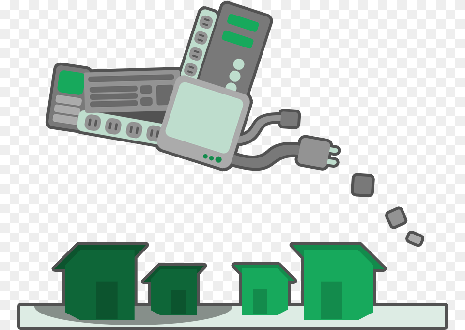 Ewastefoot Transparent E Waste Clipart, Electronics, Hardware Png Image