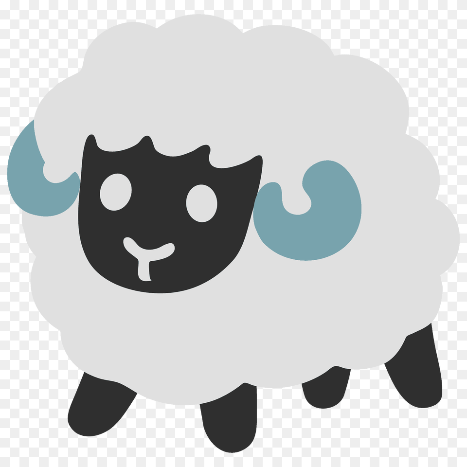 Ewe Emoji Clipart, Animal, Mammal, Pig Png Image