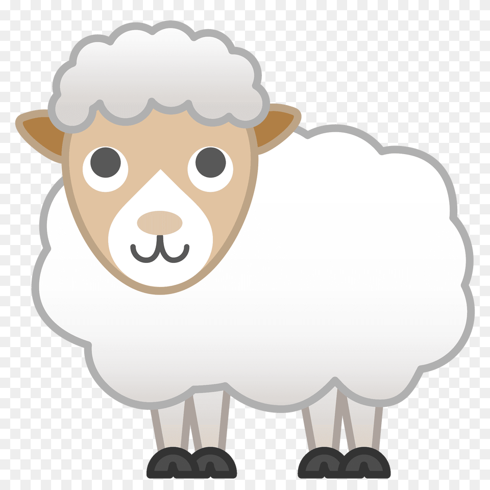 Ewe Emoji Clipart, Animal, Livestock, Mammal, Sheep Free Png Download