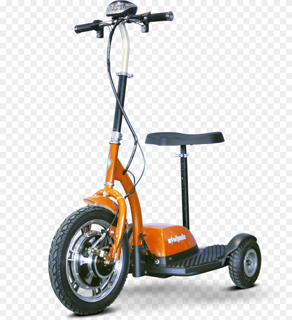 Ewheels Ew 18 Standride Scooter With Folding Tiller E Wheels, Transportation, Vehicle, Machine, Wheel Free Transparent Png