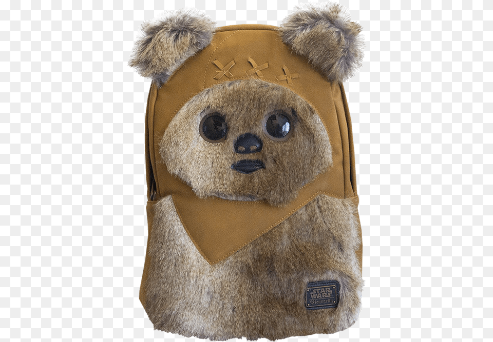 Ewok Backpack Apparel Loungefly X Star Wars Faux Fur Ewok 18quot School Backpack, Bag, Teddy Bear, Toy, Plush Free Png Download