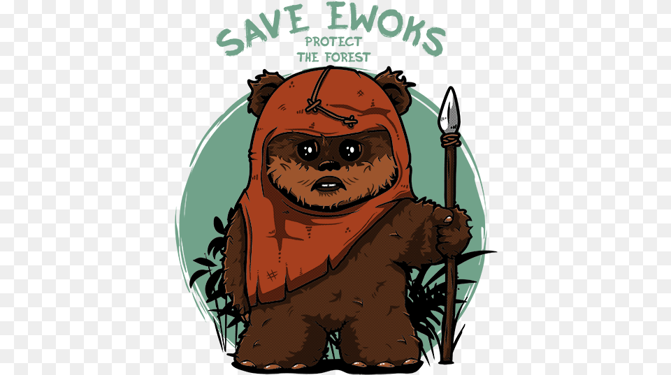 Ewoks George Lucas And Lucasarts Star Wars Ewok Logo, Baby, Person, Face, Head Png Image