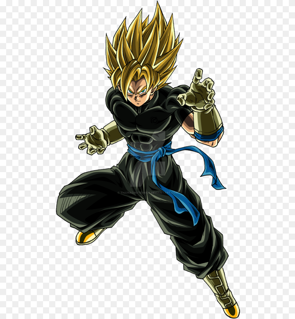 Ex Gogeta Ssj Super Dbxv2 Color 3 By Thanachote Nick Dragon Ball Heroes Gogeta, Book, Comics, Publication, Adult Free Transparent Png