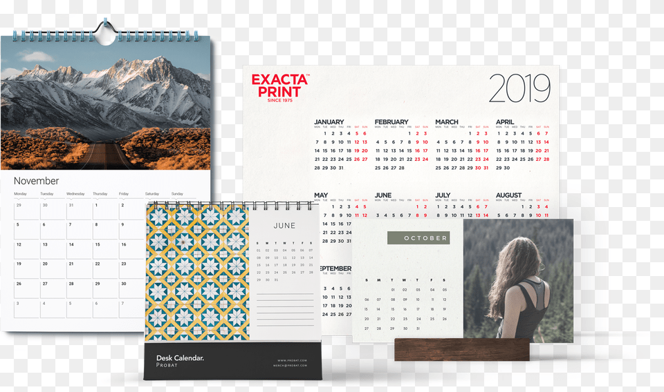 Exacta Print Selected Calendars Paper, Calendar, Text, Adult, Female Free Png Download