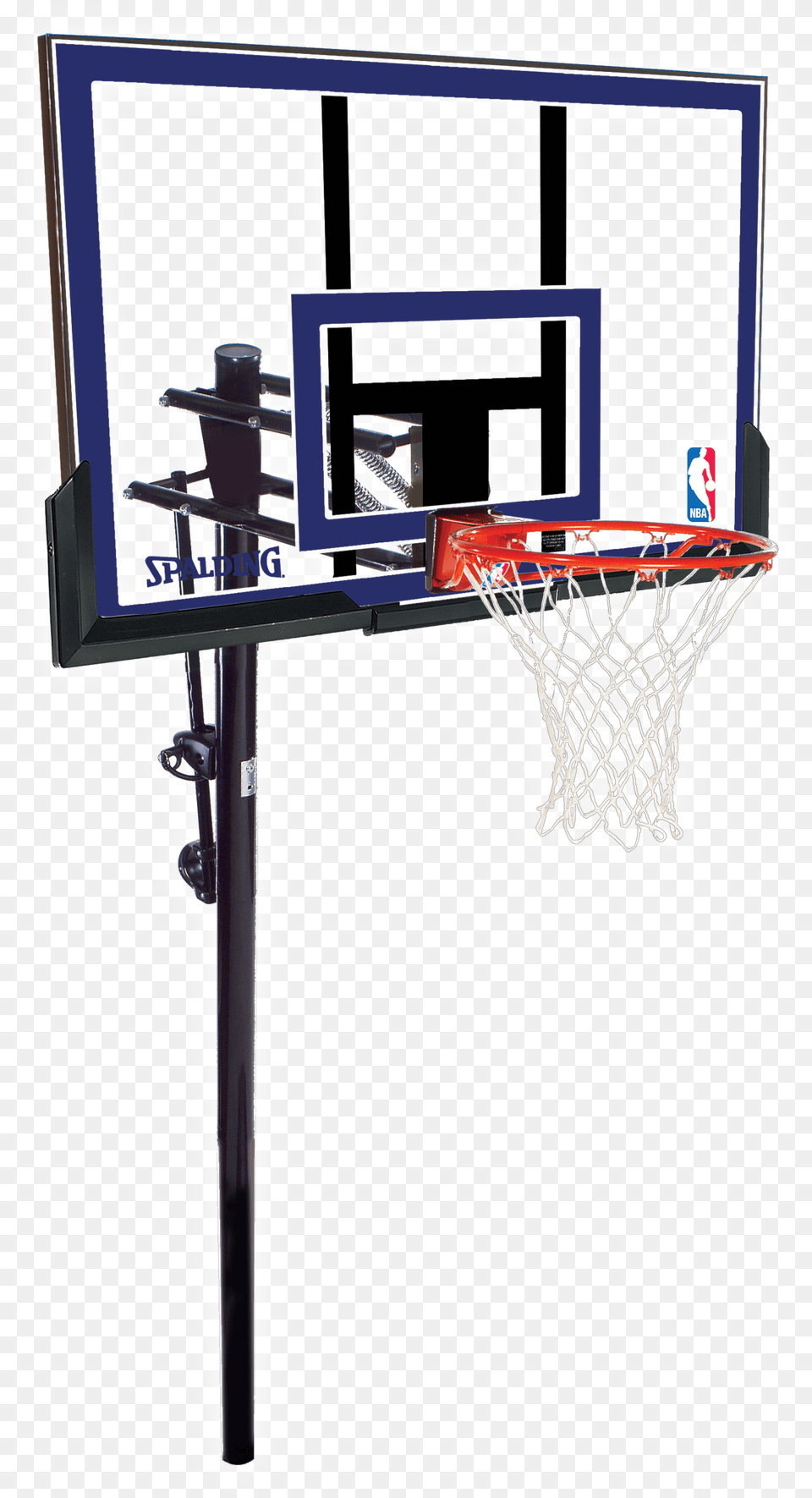 Exactaheight In Ground Basketball Hoop System Spalding Basketball Net In Ground, Gas Pump, Machine, Pump Free Transparent Png