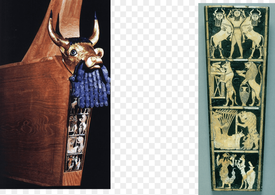 Exam 3 At Hood College Reconstruction Of The Great Lyre With Bull39s Head, Person, Pet, Animal, Cat Free Transparent Png