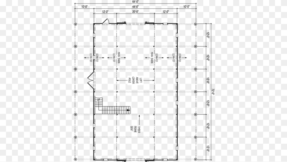 Example Of Great Plains Western Horse Barn Floor Plan Floor Plan, Nature, Night, Outdoors, Qr Code Free Png Download