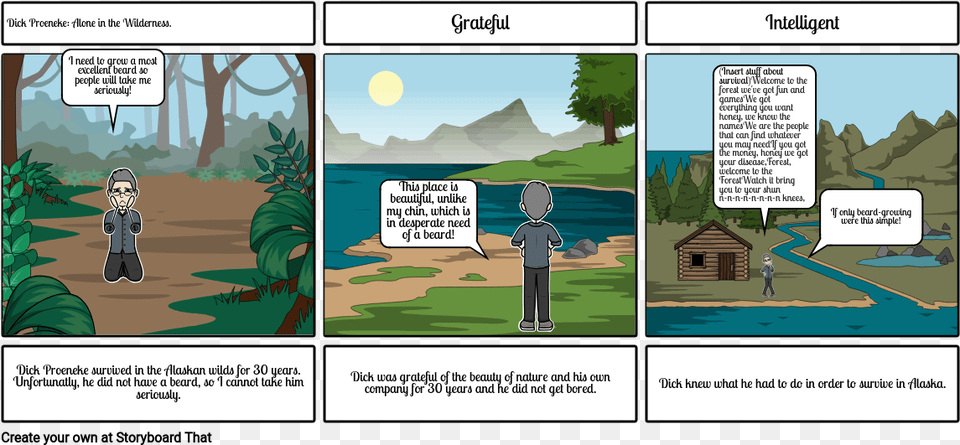 Example Of Natural Selection Storyboards, Book, Comics, Publication, Person Png