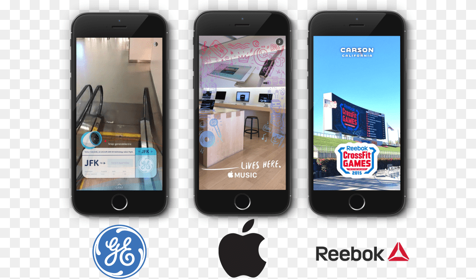 Example Of Sponsored Geofilters, Electronics, Mobile Phone, Phone, Iphone Free Png