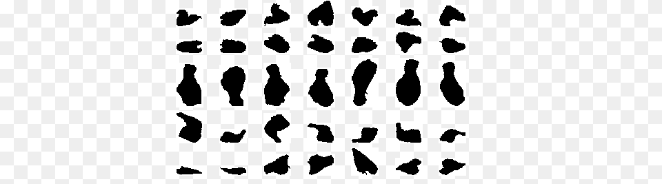 Examples From The Chicken Pieces Dataset, Person, Stencil, Footprint, Head Free Transparent Png