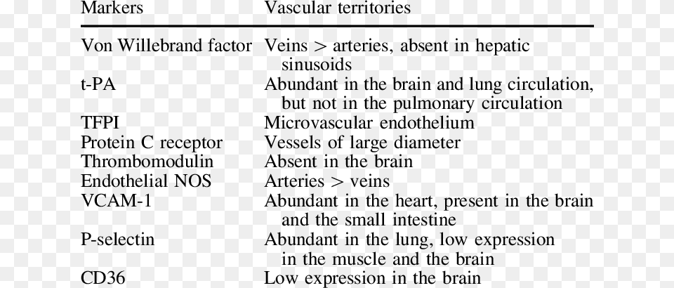 Examples Of Endothelial Marker Distribution According Quotes, Page, Text Free Png Download