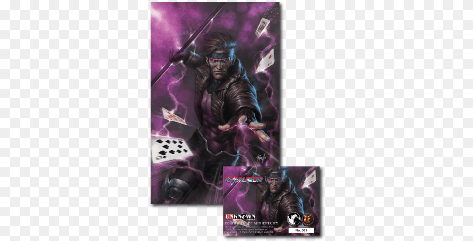 Excalibur Excalibur 2 Gambit Cover, Advertisement, Poster, Adult, Male Free Png