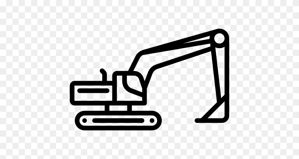 Excavator, Grass, Plant, Device, Lawn Free Png Download