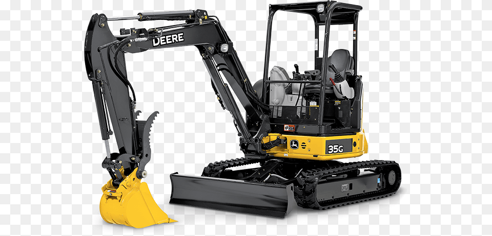 Excavator, Machine, Device, Grass, Lawn Free Png Download