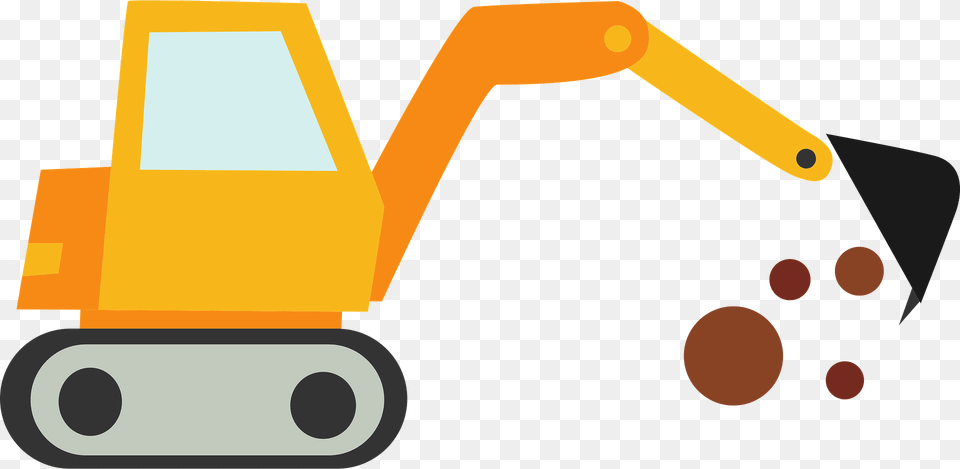 Excavator Clipart, Machine Png