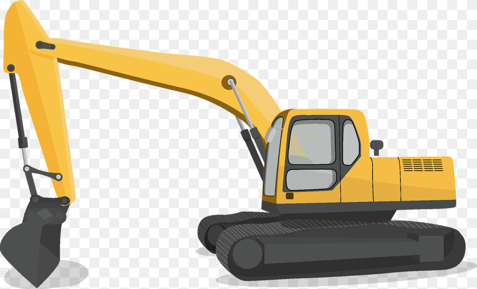 Excavator Clipart, Bulldozer, Machine Free Png