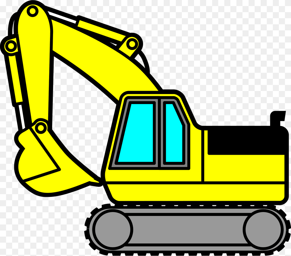 Excavator Clipart, Bulldozer, Machine Png Image