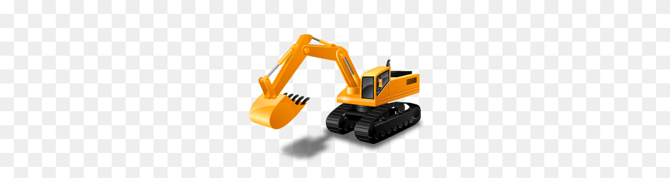Excavator Icon, Bulldozer, Machine Free Png