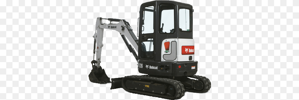 Excavators Mini Bob Cat E, Machine, Bulldozer Png Image