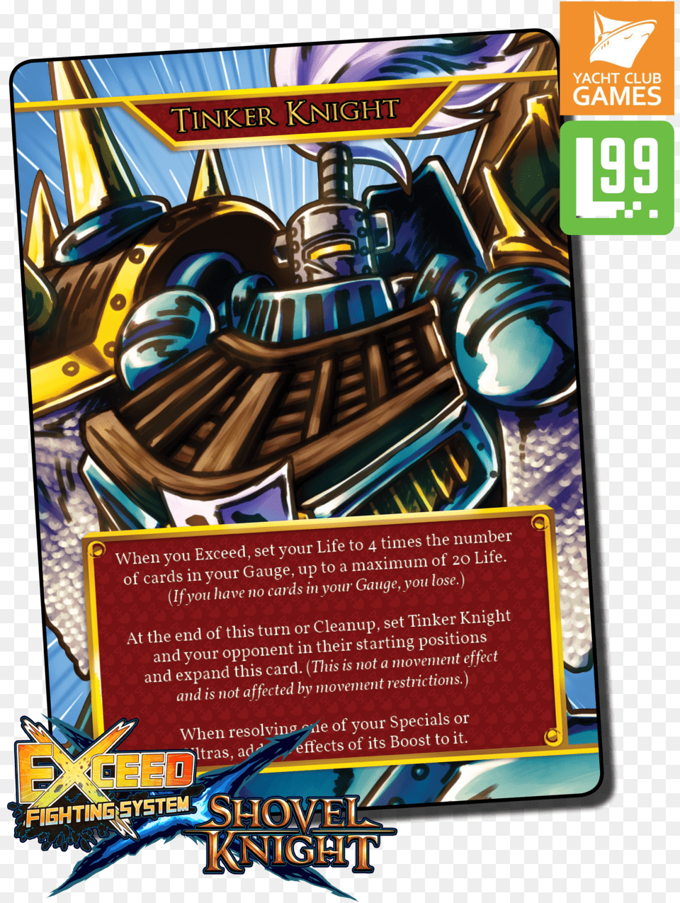 Exceed Card Previews Exceed Fighting System Shovel Knight, Advertisement, Poster, Book, Publication Free Transparent Png
