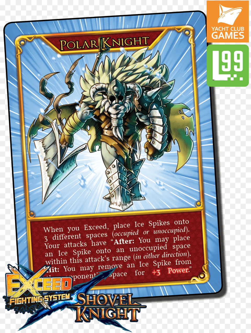 Exceed Card Previews Exceed Fighting System Shovel Knight, Advertisement, Person Free Png Download