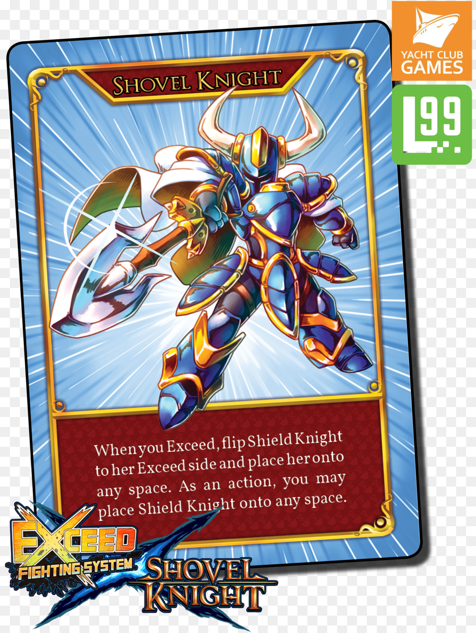 Exceed Card Previews Exceed Fighting System Shovel Knight, Advertisement, Animal, Bee, Insect Png